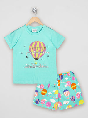 Hot Air Ballon Shorts Set - De - Nap.in - Nightwear
