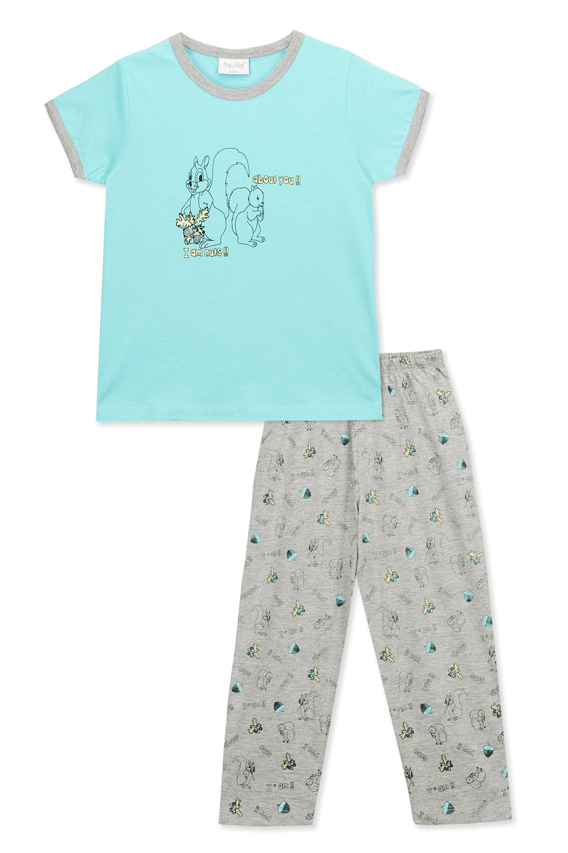 I Am Nuts About You Pyjama Set - De - Nap.in - Nightwear