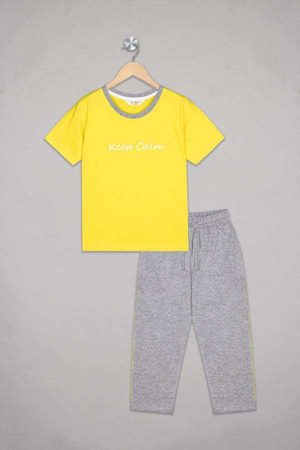 Keep Calm Short Sleeves Pyjama Set - De - Nap.in - Nightwear