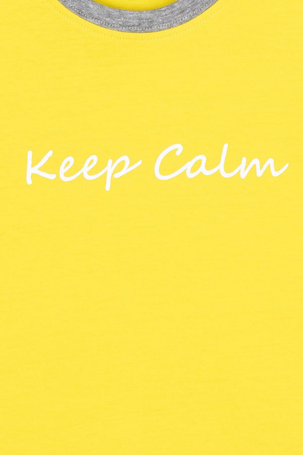 Keep Calm Short Sleeves Pyjama Set - De - Nap.in - Nightwear