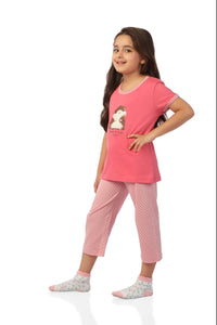 Kisses & Hugs Capri Set - De - Nap.in - Nightwear