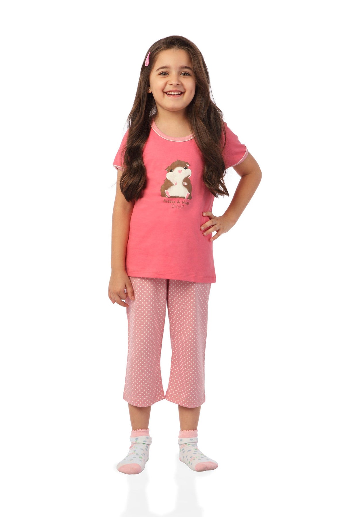 Kisses & Hugs Capri Set - De - Nap.in - Nightwear