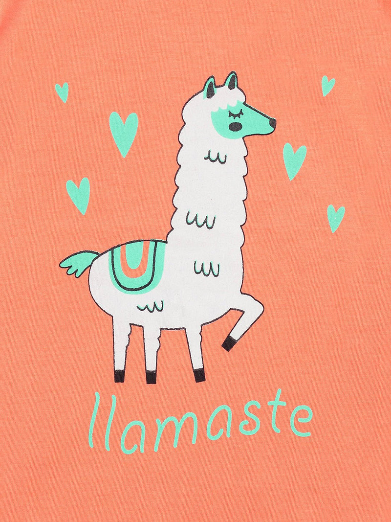 Llamaste Coral Shorts Set - De - Nap.in - Nightwear