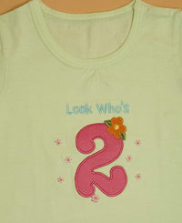 “Look who's 2” Birthday Tee - De - Nap.in - Nightwear
