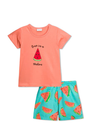 Love My Watermelon Shorts Set - De - Nap.in - Nightwear