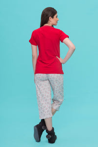 Love Struck Bear Capri Set - De - Nap.in - Nightwear
