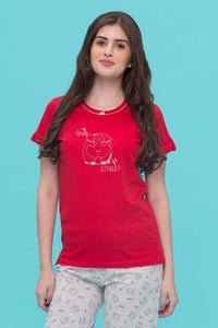 Love Struck Bear Capri Set - De - Nap.in - Nightwear