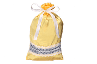 Luxury Satin with Lace Lingerie Bag (Sunflower Yellow ) - De - Nap.in - Nightwear