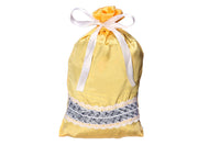 Luxury Satin with Lace Lingerie Bag (Sunflower Yellow ) - De - Nap.in - Nightwear