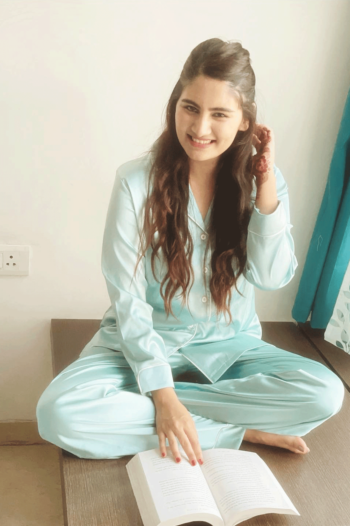 Melt Away Mint Satin PJ Set - De - Nap.in - Nightwear