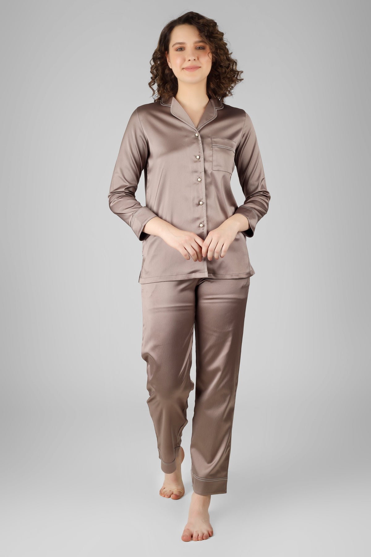 Mink Classic Bridal Satin St - De - Nap.in - Nightwear