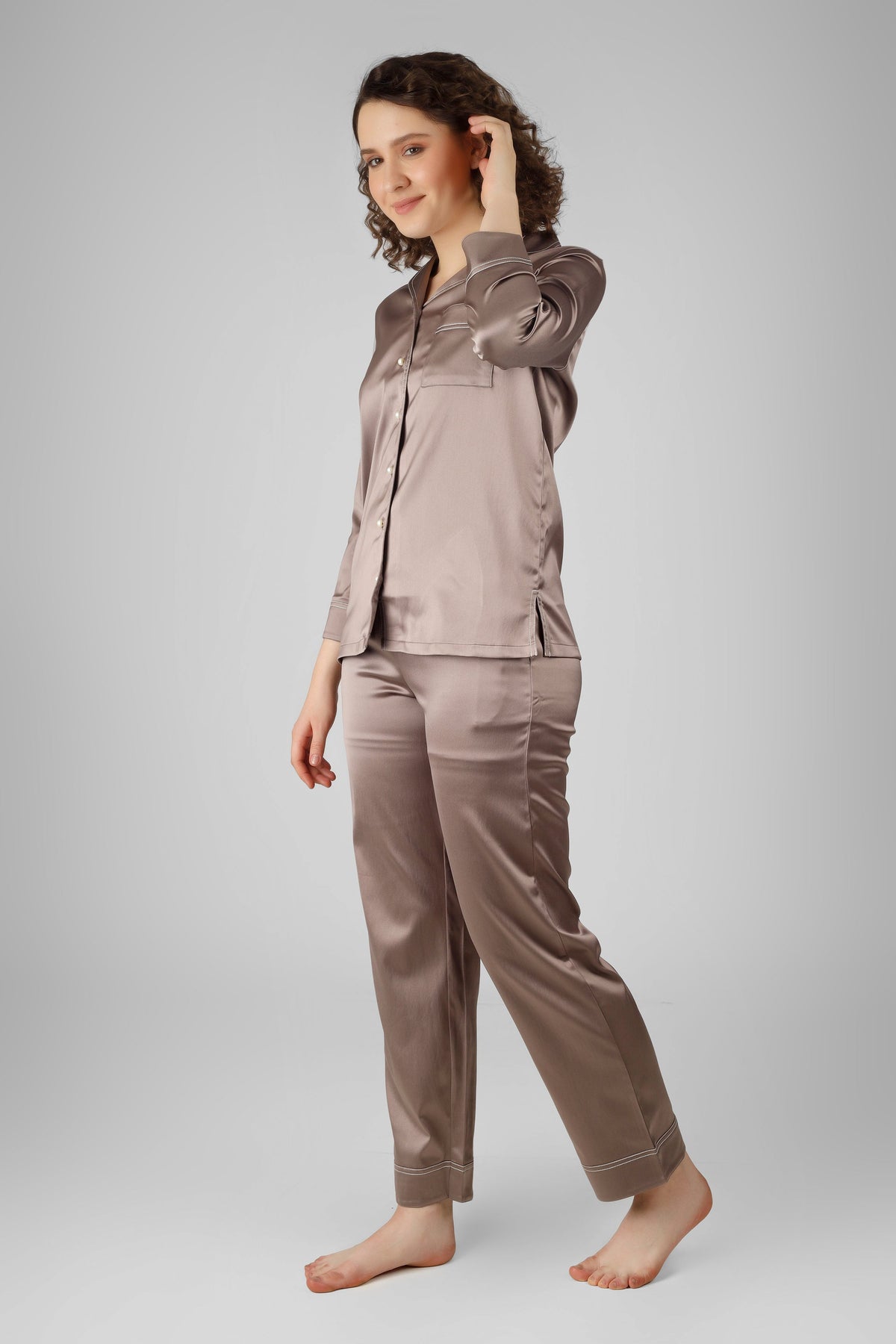 Mink Classic Bridal Satin St - De - Nap.in - Nightwear