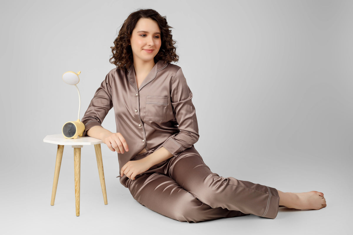 Mink Classic Bridal Satin St - De - Nap.in - Nightwear