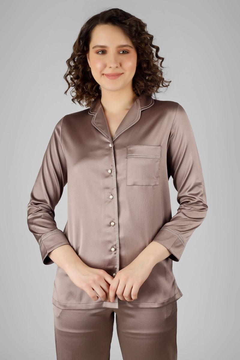 Mink Classic Bridal Satin St - De - Nap.in - Nightwear