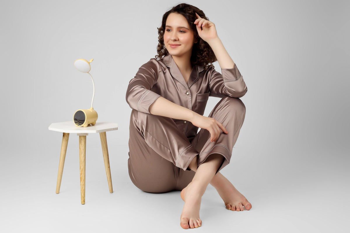 Mink Classic Bridal Satin St - De - Nap.in - Nightwear