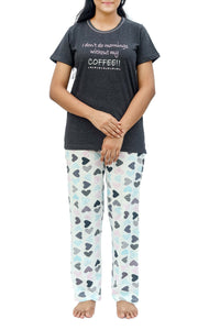 Morning Without Coffee Pyjama Set - De - Nap.in - Nightwear