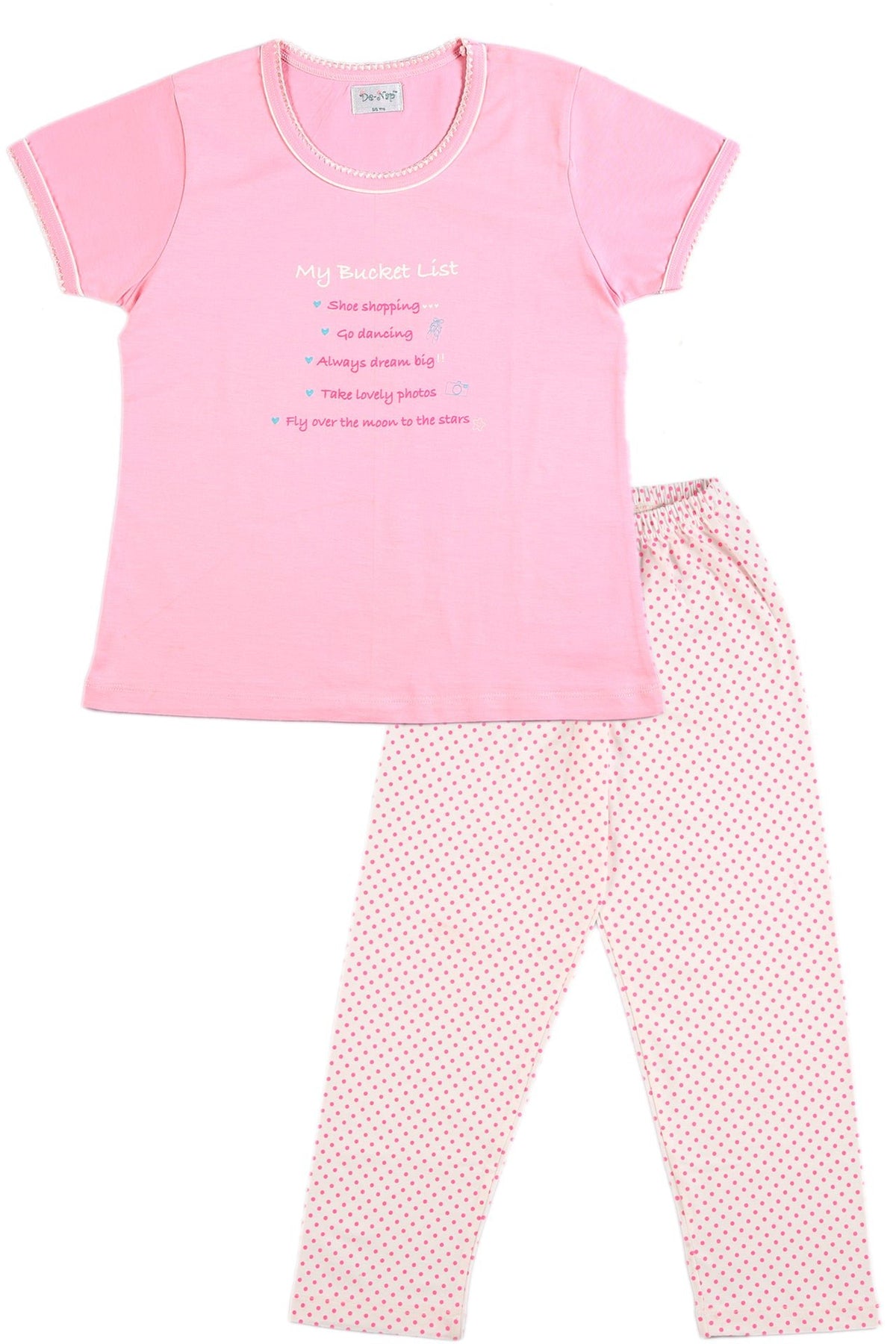 My Bucket List Pyjama Set - De - Nap.in - Nightwear