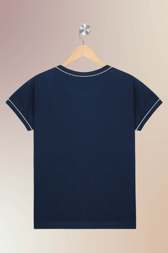 Navy Baa Sheep Shorts Set - De - Nap.in - Nightwear