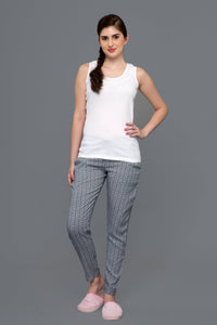 Navy Cuff Pants - De - Nap.in - Nightwear