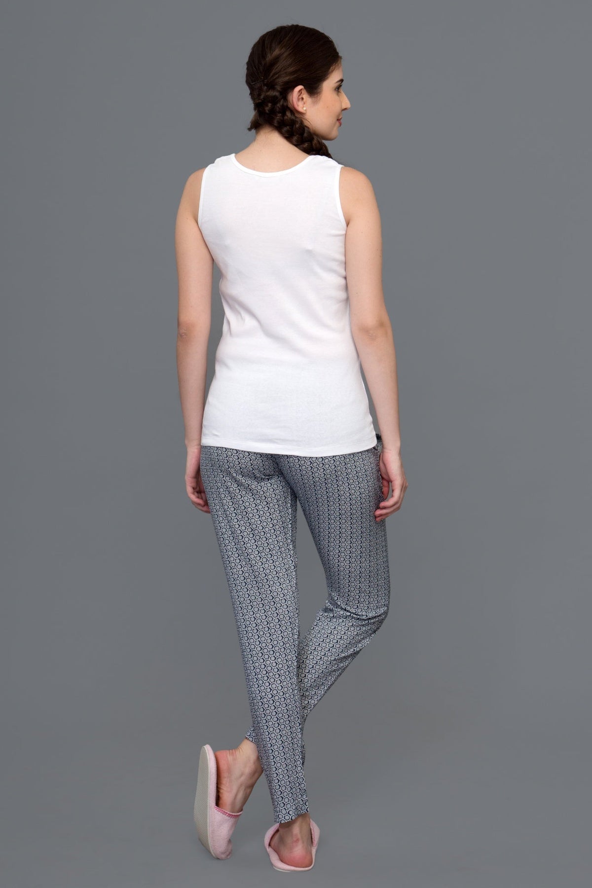 Navy Cuff Pants - De - Nap.in - Nightwear