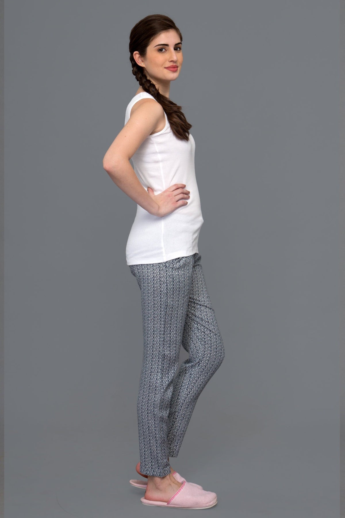 Navy Cuff Pants - De - Nap.in - Nightwear