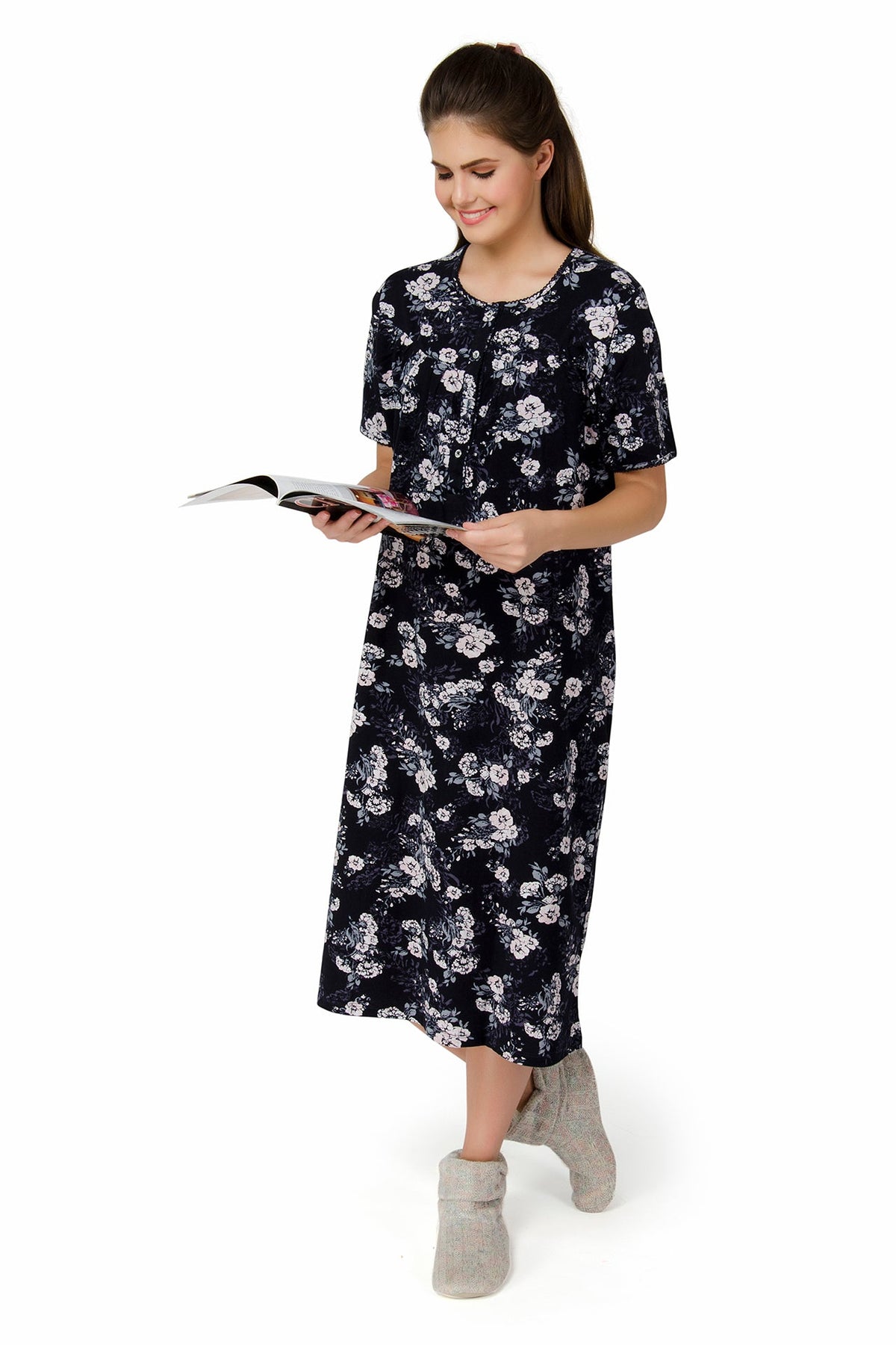 Navy Eden Nightdress - De - Nap.in - Nightwear