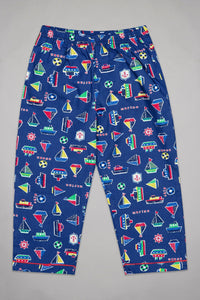 Navy Sailing Boats Pyjama Set - De - Nap.in - Nightwear