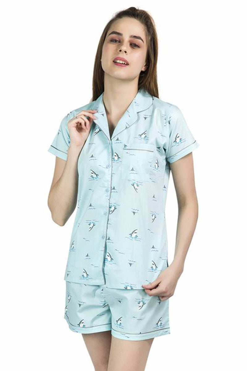 Ocean's Nite Shorts Set - De - Nap.in - Nightwear