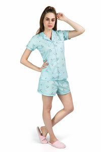 Ocean's Nite Shorts Set - De - Nap.in - Nightwear