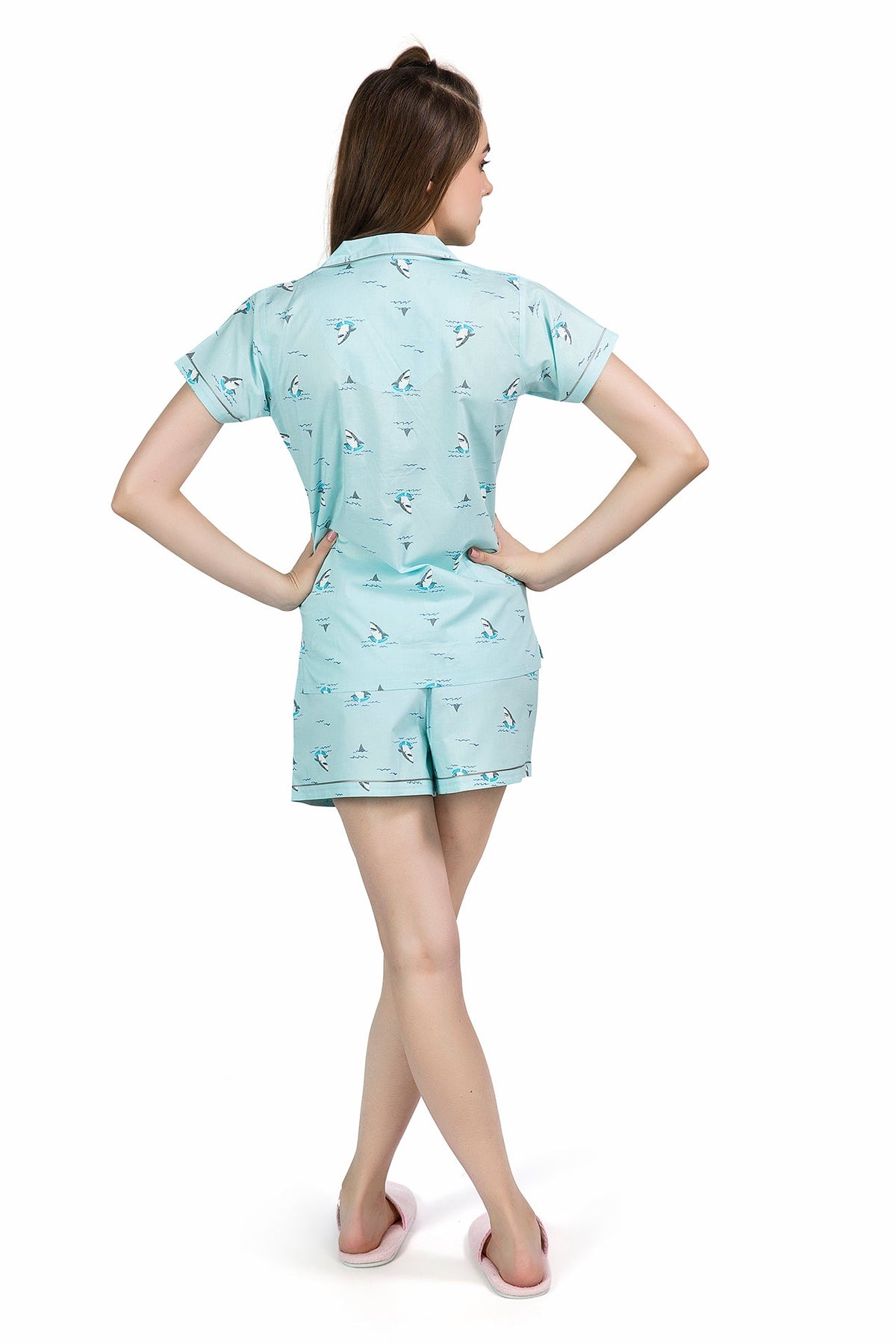 Ocean's Nite Shorts Set - De - Nap.in - Nightwear