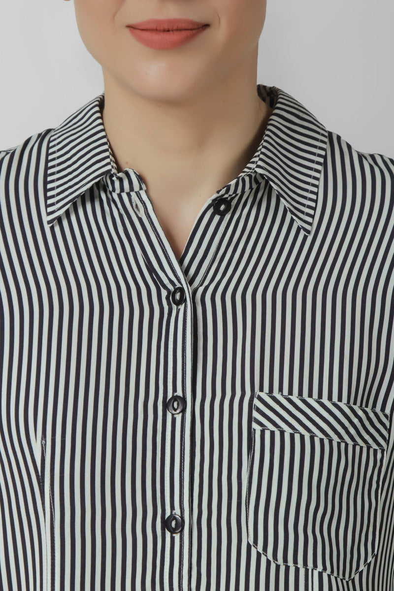 Oh So Stylish! Stripes Shorts Set - De - Nap.in - Nightwear