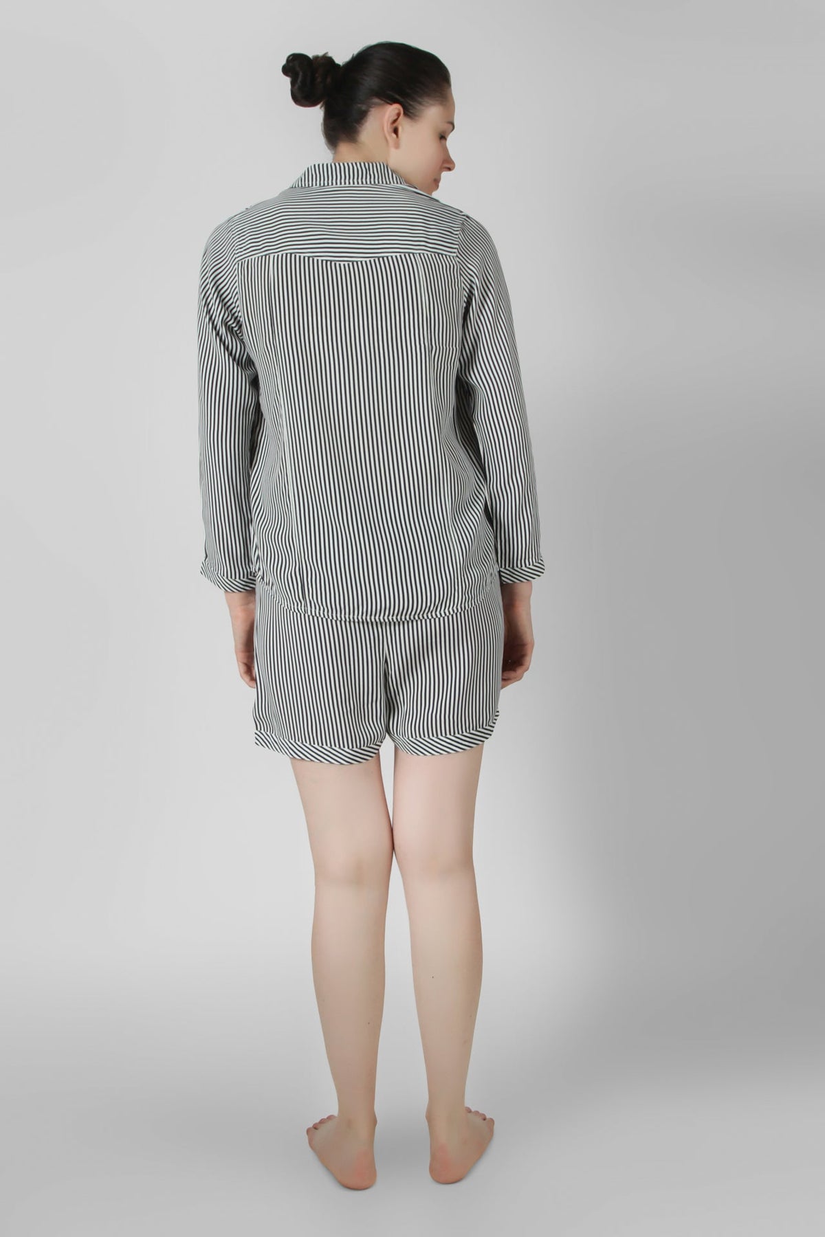 Oh So Stylish! Stripes Shorts Set - De - Nap.in - Nightwear