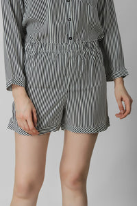 Oh So Stylish! Stripes Shorts Set - De - Nap.in - Nightwear