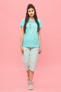 Oops!! I am in love with you!! Capri Set - De - Nap.in - Nightwear