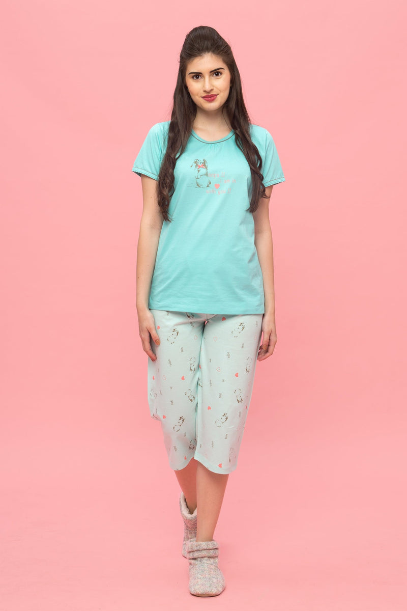 Oops!! I am in love with you!! Capri Set - De - Nap.in - Nightwear