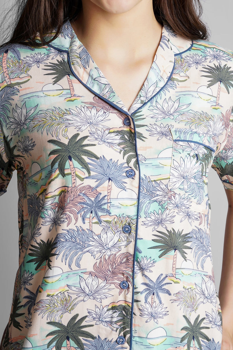 Palm Beach Shorts set - De - Nap.in - Nightwear