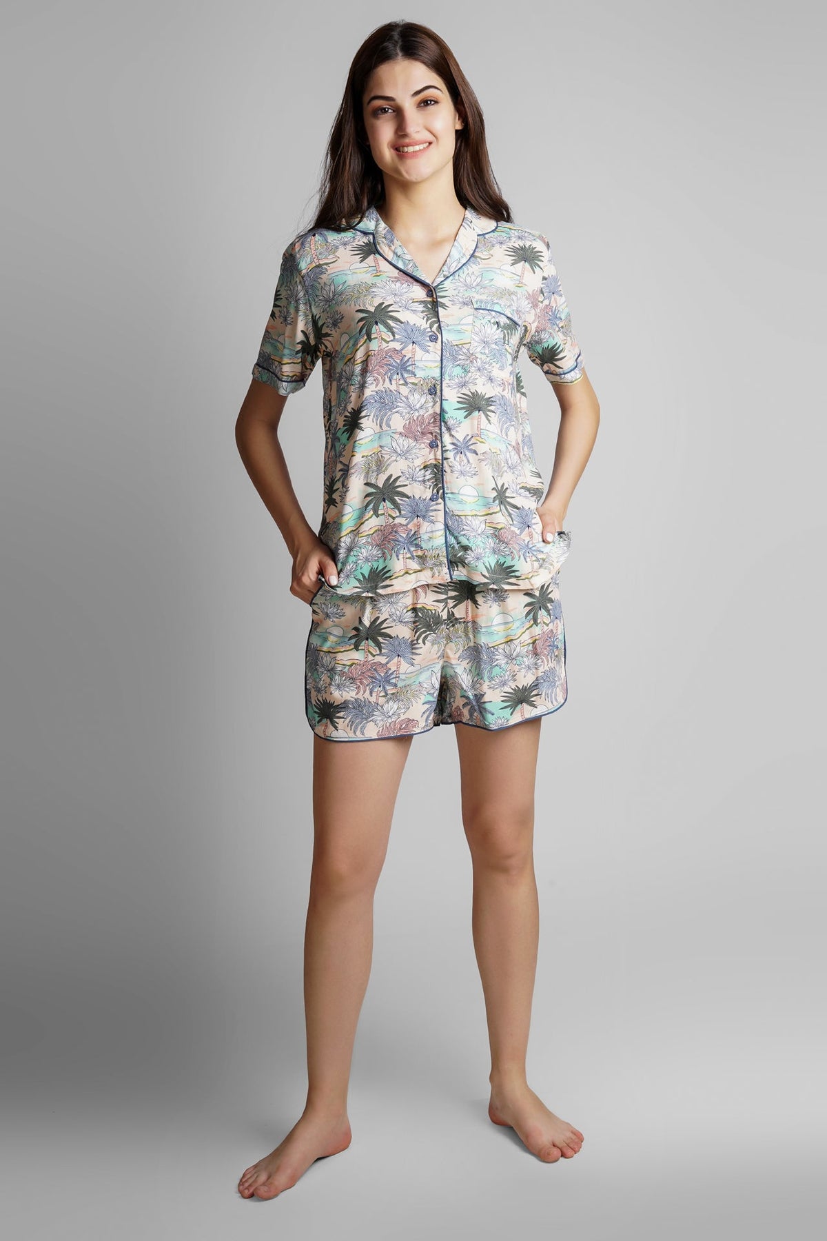 Palm Beach Shorts set - De - Nap.in - Nightwear