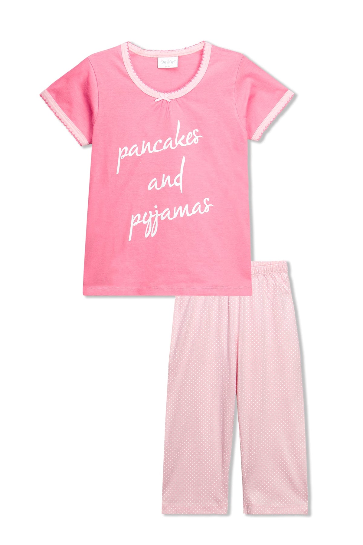 Pancakes & Pyjama Half Sleeves Pyjama Set - De - Nap.in - Nightwear