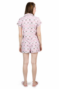 Pink Cudddle Shorts Set - De - Nap.in - Nightwear