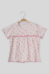 Primrose Pink Shorts Set - De - Nap.in - Nightwear