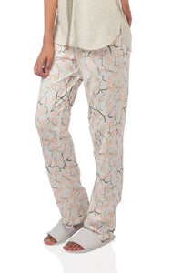 Ecru Japanese Cherry Blossom Pyjama Set