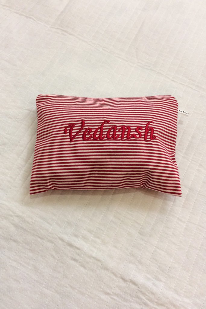 Red Stripes Utility Pouch - De - Nap.in - Nightwear
