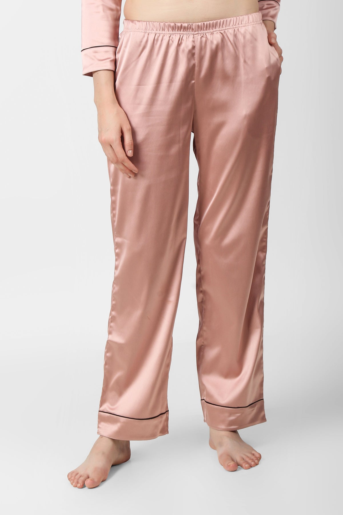 Rosado Satin PJ Set - De - Nap.in - Nightwear