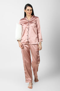 Rosado Satin PJ Set - De - Nap.in - Nightwear