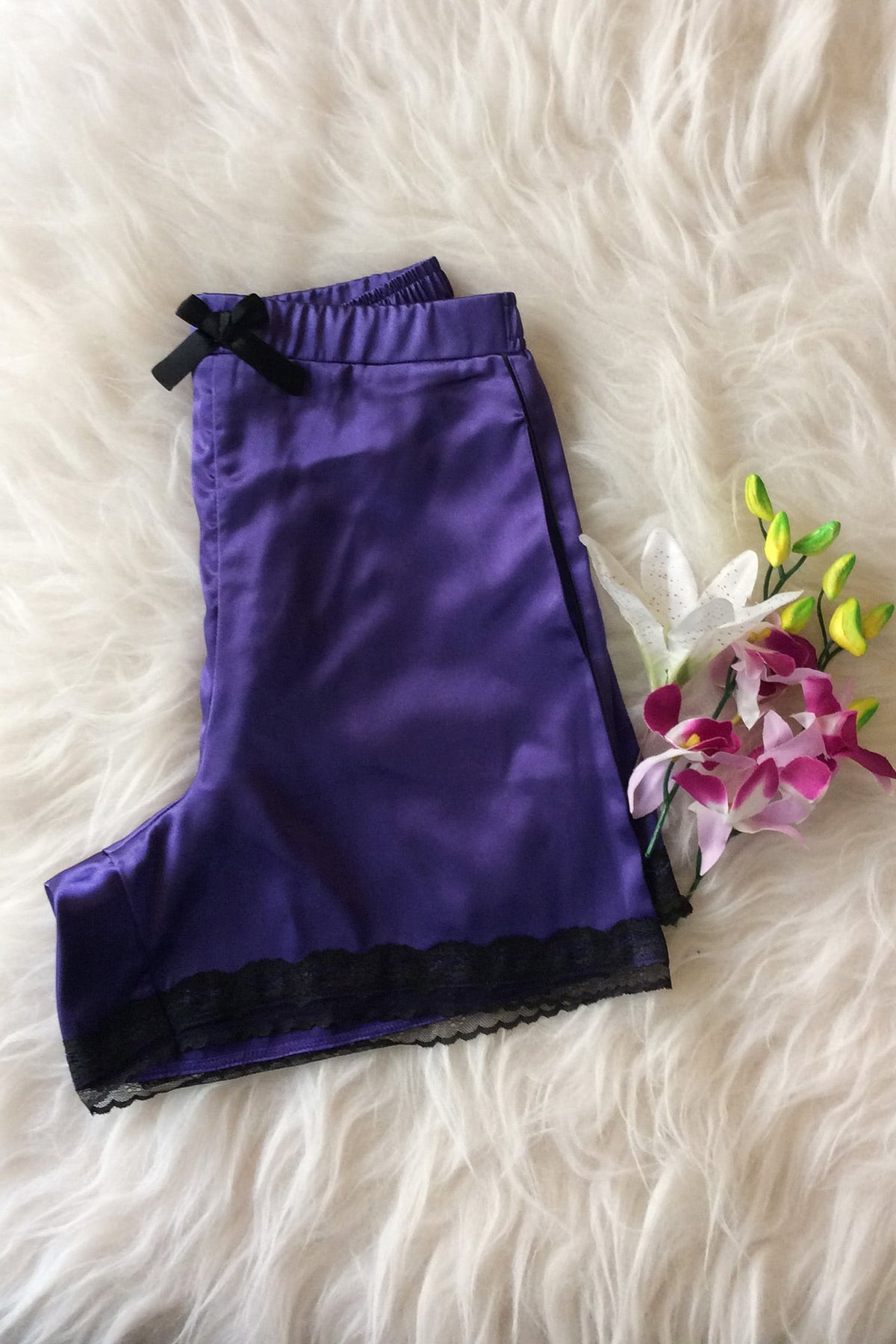 Royal Purple Shorts - De - Nap.in - Nightwear