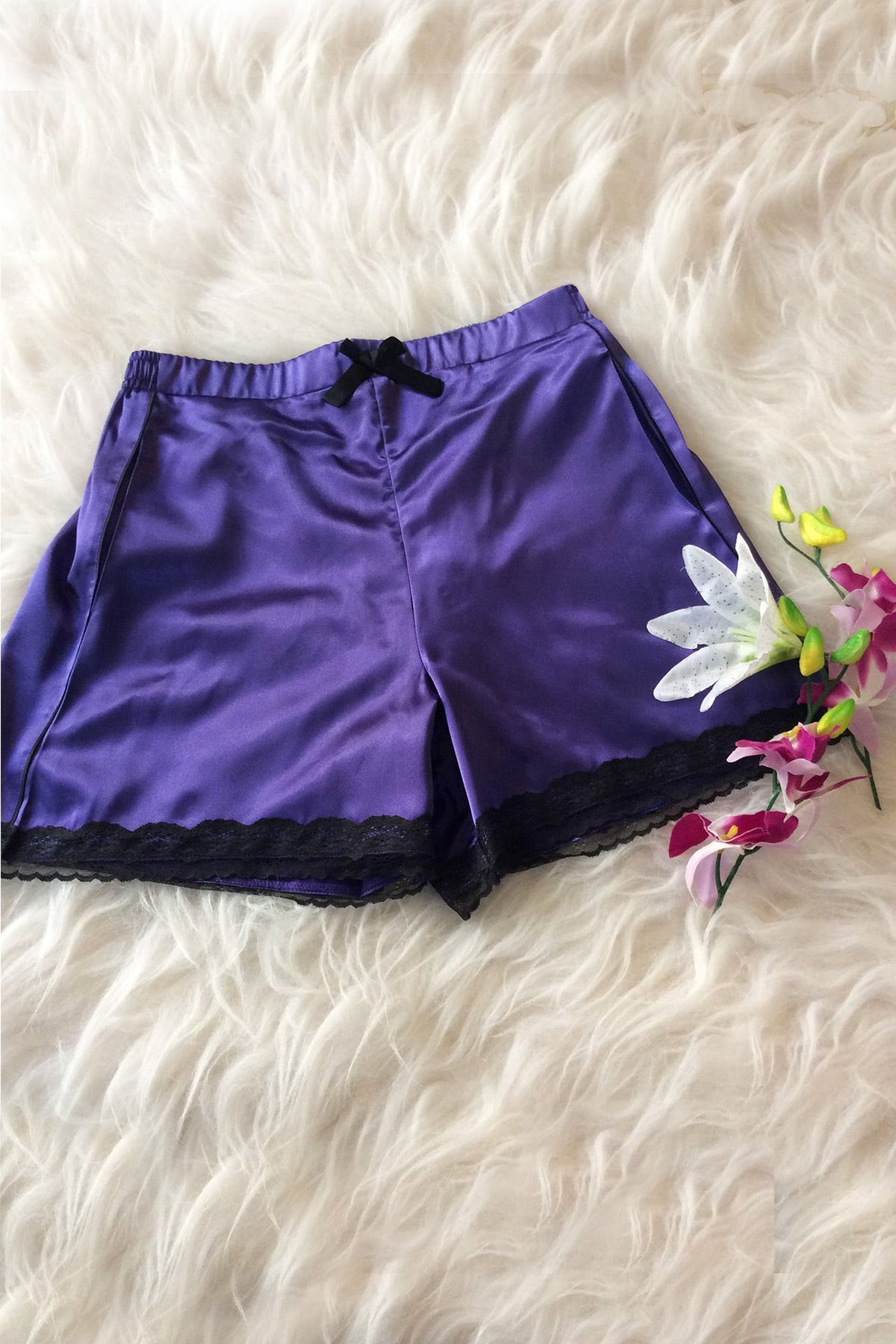Royal Purple Shorts - De - Nap.in - Nightwear