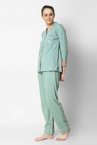 Sage Classic Pj St - De - Nap.in - Nightwear