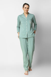 Sage Classic Pj St - De - Nap.in - Nightwear