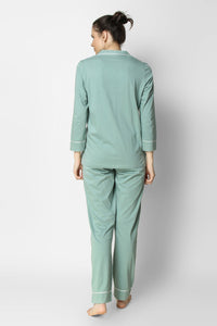 Sage Classic Pj St - De - Nap.in - Nightwear
