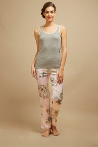 Satin Floral Pyjama Set - De - Nap.in - Nightwear